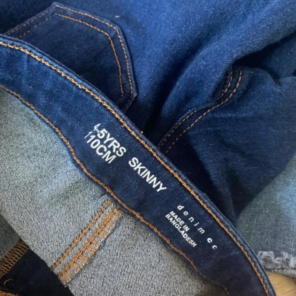 3x blue jeans age 4-5 years